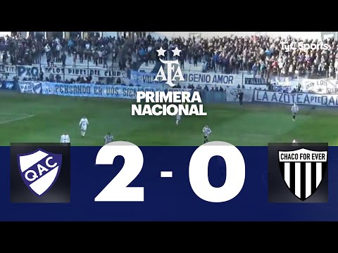 Quilmes 2-0 Chaco For Ever | Primera Nacional | Fecha 19