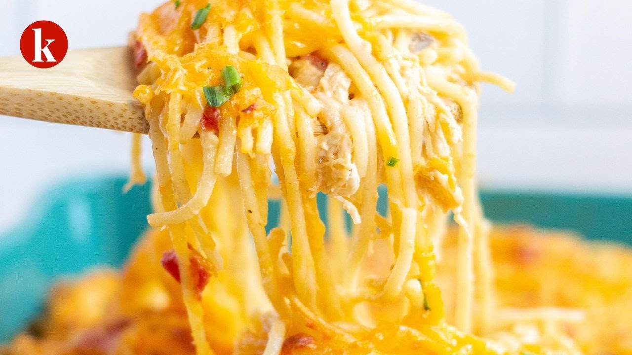 Easy Rotel Chicken Spaghetti Recipe