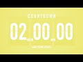 2 Hour Countdown Timer Flip Clock With Piano Beeps
