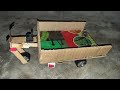 How To Make Cycle Rickshaw At Home Diy Cardboard Electric Rickshaw Trolley