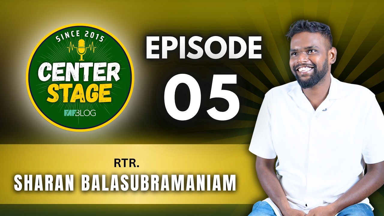 CENTER STAGE 2026 | EPISODE 05 | RTR. SHARAN BALASUBRAMANIAM