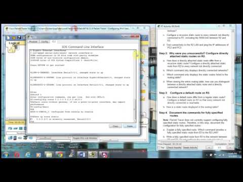 6.2.2.4 Configuring IPv4 Routes Part2