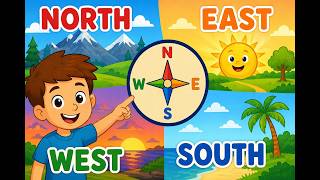 Cardinal directions for early elementary