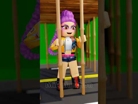 Who more cunning?🤣Jinu vs Rumi❤️ #roblox #kpopdemonhunters #jinu #rumi #memes #brookhaven #shorts