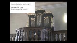 Johann Valentin Rathgeber (1682-1750): 60 Schlag-Arien - Teil 5: Arien 41 - 50