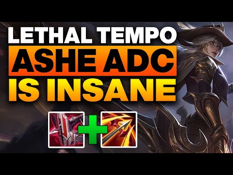 Ashe is INSANE with the new Lethal Tempo - Ashe ADC Gameplay Season 12
