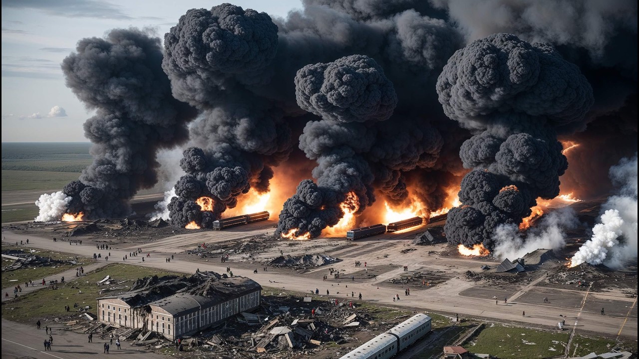 1 MINUTE AGO! 3,000,000 TONS of North Korean Ammo BLOWN UP by Ukrainian ATACMS strike on Crimea!