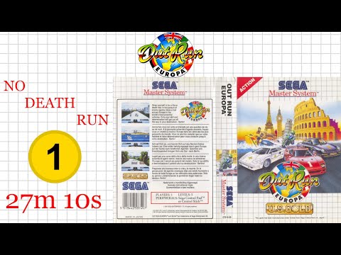 OutRun Europa [SMS 1991] Any% NDR [27'10"] WR🥇 | SEGA Master System Marceau | World Record
