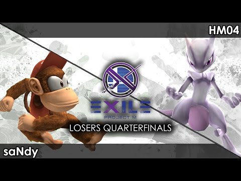 Project M: saNdy (Diddy Kong) V RVM | HM04 (Mewtwo/Peach) - Exile 83 Tournament SSBPM