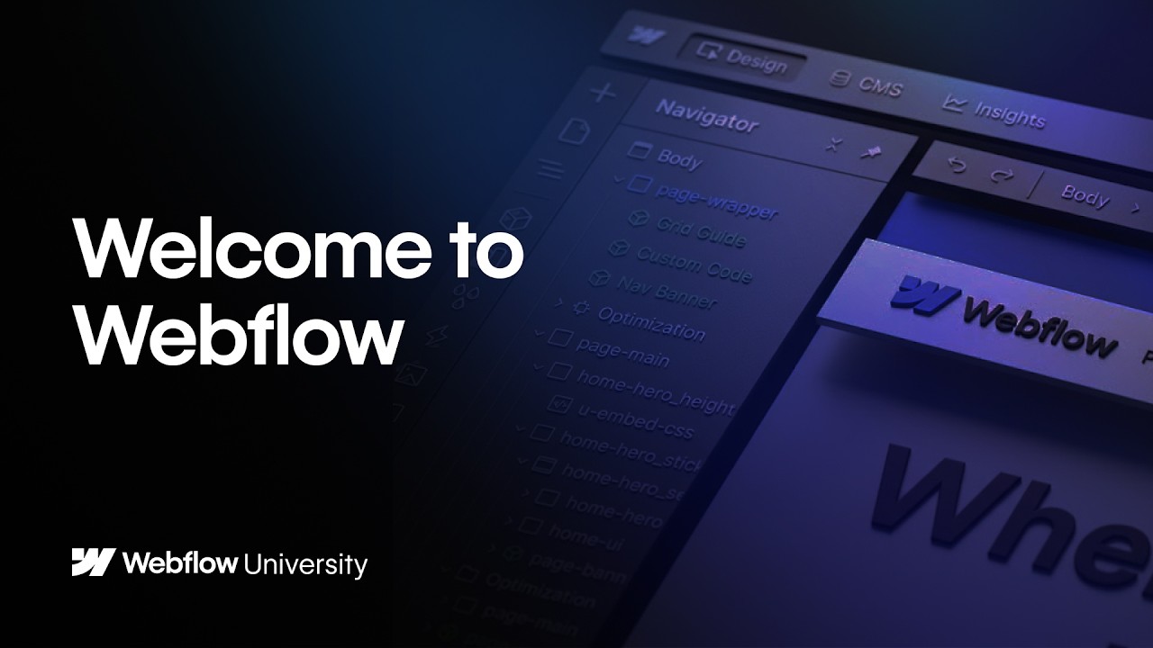 Welcome to Webflow: Build, Launch, Optimize
