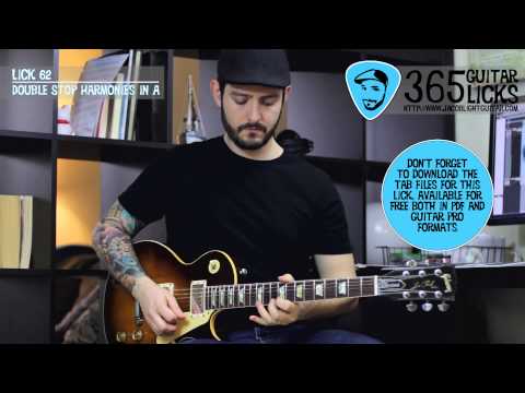 Lick 62/365 - Double Stop Harmonies in A | 365 Guitar Licks Project