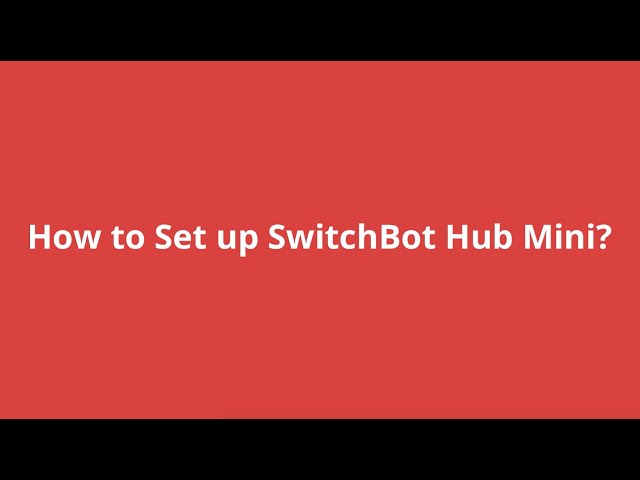 سويتش بوت ميني  للتحكم عن بعد للمنزل الذكي