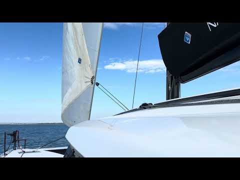 #seatrial on a new #Nautitech 48 Open #catamaran #sailing #yacht #multihull #nautitech48 #sail