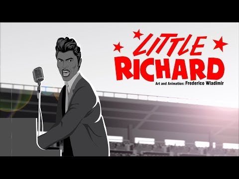 Little Richard - Long Tall Sally (Official Animated Video)