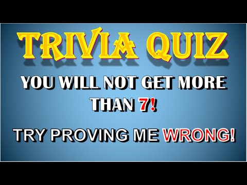 (No.50)TEST Yourself. General Knowledge Trivia Quiz. Pub Quiz Trivia questions and answers