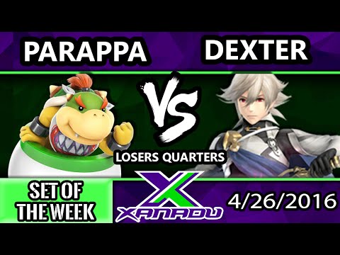 S@X 147 - Parappa (Ryu, Bowser Jr.) Vs. Dexter (Corrin) SSB4 Losers Quarters - Smash 4