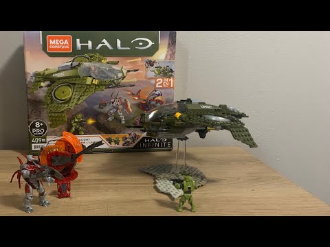 Mega construx halo Unsc wasp onslaught review and unboxing