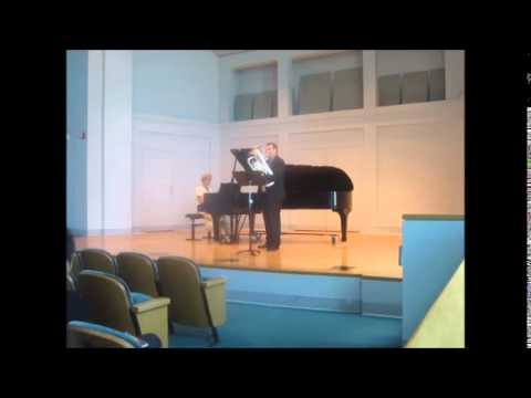 Concertino for Euphonium by Martyn Hancock: Fletcher Mitchell (Euphonium)