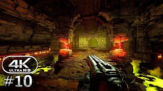 DOOM 4K Gameplay Walkthrough Part 10 - DOOM 2016 PC 4K 60fps