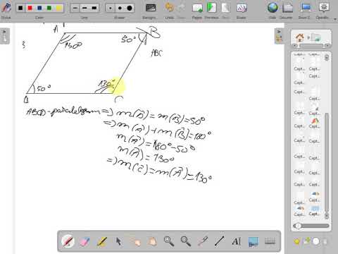 Probleme rezolvate paralelogram ( www.supermeditatii.ro)