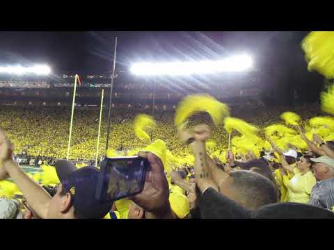 seven nation army "maize out" at Michigan stadium 9/11/21