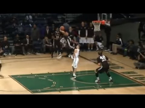 Orlando Johnson Leaps Over Defender for the Slam!