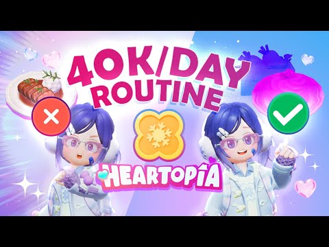 GET 40K TOKENS a Day With This ROUTINE! | Heartopia Winter Frost ⛄