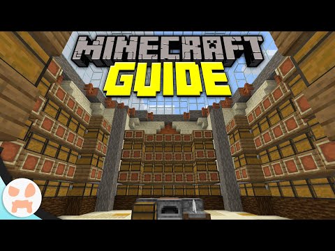 wattles - GRAND STORAGE BUILDING! | Minecraft Guide Episode 18 (Minecraft 1.15.1 Lets Play)