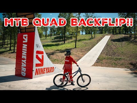 World's First Mountain Bike Quadruple Backflip!!
