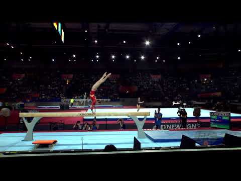 LIU Tingting (CHN) - 2019 Artistic Worlds, Stuttgart (GER) - Qualifications Balance Beam