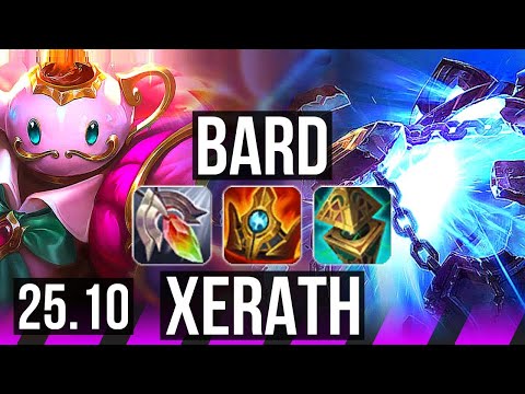 BARD & Kai'Sa vs XERATH & Lucian (SUP) | 6k comeback, 2/4/33 | KR Diamond | 25.10