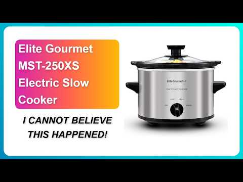 REVIEW (2026): Elite Gourmet MST-250XS Electric Slow Cooker | I CANNOT BELIEVE THIS HAPPENED!