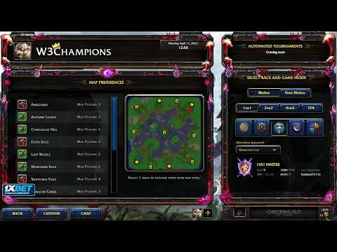 Happy's stream 11th April 2022 Battle.net - w3champions Часть 1