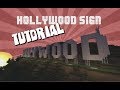 Minecraft: Hollywood Sign Tutorial