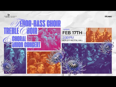 Tenor-Bass Choir, Treble Choir & Choral Union Concert