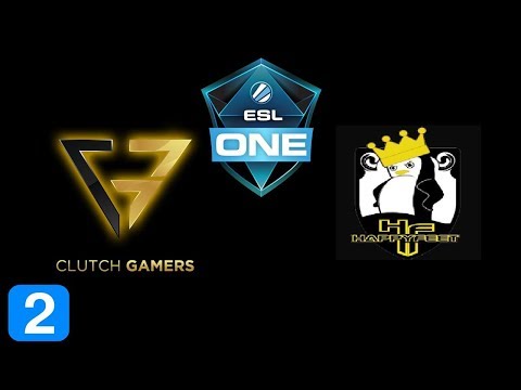 Clutch Gamers vs Happy Feet Game 2  ESL One Hamburg 2017 Highlights Dota 2