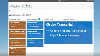 Ordering a diploma or transcript step-by-step