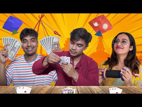 Card Players And Dashain || ( funny video) ft. AashutoshBrh