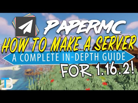How To Make A Paper Server in Minecraft 1.16.2 (Stop Lag on Your Minecraft Server!)