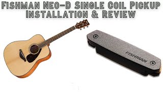 Guitarra Acústica Fishman Pro-neo-d01 De Bobina Pasiva Única | Cuotas