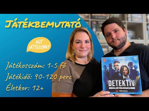 Detektív: Első felvonás társasjáték kibeszélő - Mit Játsszunk?