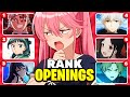 Rank The Anime Opening Without Knowing The Next One