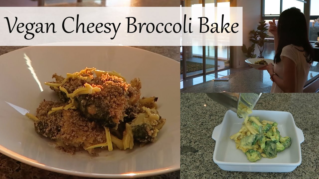 Vegan Cheesy Broccoli Bake