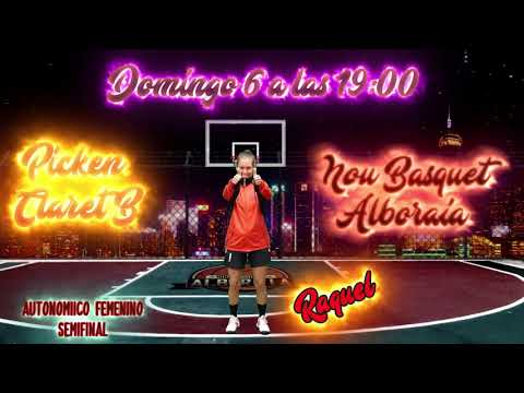 Cartel semifinales NBAlboraya vs Picken Claret B