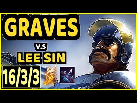 4LAN (GRAVES) vs LEE SIN - 16/3/3 KDA JUNGLE GAMEPLAY - BR Ranked MASTER
