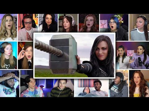 Hela Destroys Mjolnir | Thor: Ragnarok Reaction Mashup