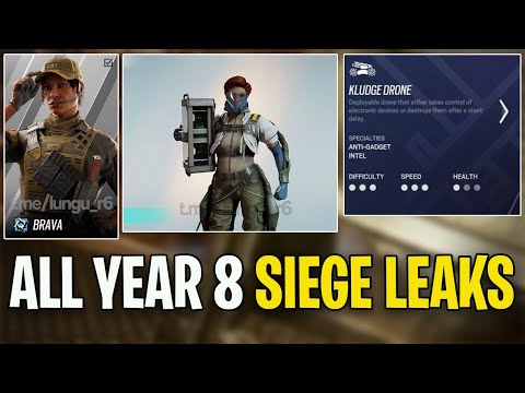 ALL Y8S1 Rainbow Six Siege Leaks - (Operation Commanding Force)