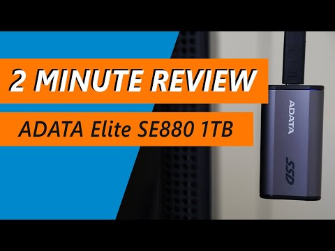 Fastest USB SSD? ADATA Elite SE880 1TB External Solid State Drive Review