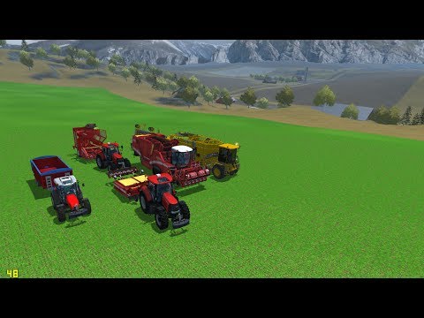 Sugarbeet Harvest  With Ropa, Case IH And Grimme