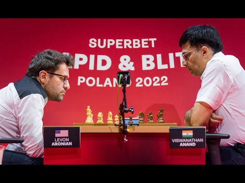Kolejna nieśmiertelna partia Ananda! Levon Aronian vs. Vishy Anand, SuperBet Rapid&Blitz, Warszawa